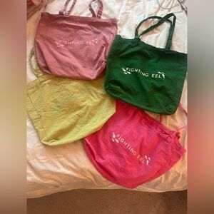 Fighting Eel 4 Vibrant Tote bags Fish Collection Bundle Available Sky